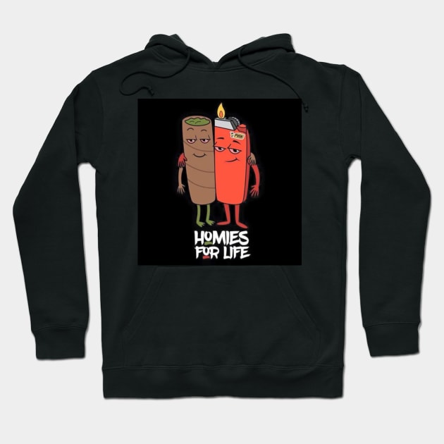 Homies For Life Hoodie by LilMike_DaBeast
